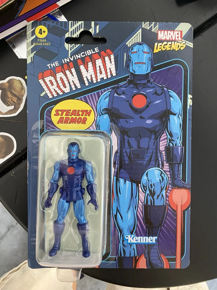 Figura de acción de juguete Hasbro Marvel Legends IRON MAN Retro 375 Collection 3,75 pulgadas Foto 1 de 1