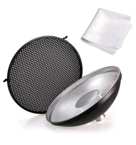 Godox AD-S3 Beauty Dish Reflector with Honeycomb Cover for Godox AD200PRO AD360 - Picture 1 of 7