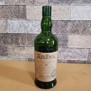 Ardbeg 21 Jahre Komitee Leerflasche 700ml 56,3% seltene Farbe grün gebraucht - Bild 1 von 3