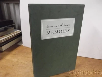 Memoirs by Tennessee Williams-1975-SIGNED, SLIPCASED EDITION - Image 1 of 4