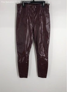 Spanx Womens Red Pull-On Casual Skinny Leg Capri Leggings Size Medium - Picture 1 of 6