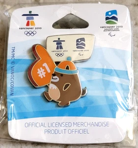 NEW 2010 VANCOUVER OLYMPIC MASCOTS MUKMUK #1 Lapel Pin - Picture 1 of 3