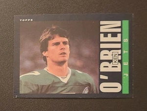 1985 TOPPS KEN O'BRIEN B RC NEW YORK JETS #346 - Foto 1 di 1
