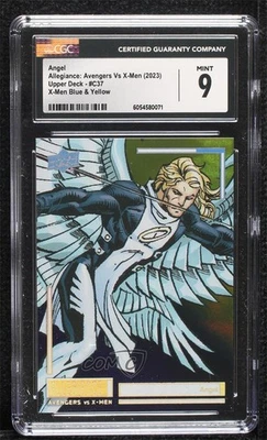 2023 Allegiance Avengers vs X-Men Blue & Yellow 36/63 Angel #C37 CGC 9 Mint 07qw - Image 1 of 3