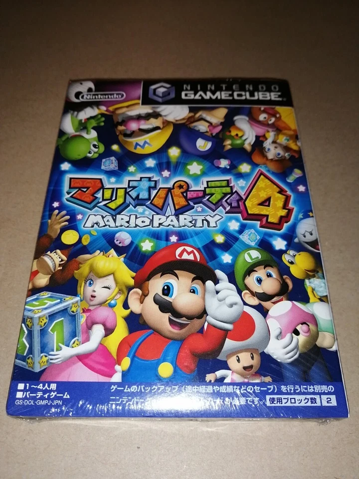 Mario Party 4 Unopened Unused Game CIB Nintendo Game Cube GC From Japan JP - Image 1 of 4