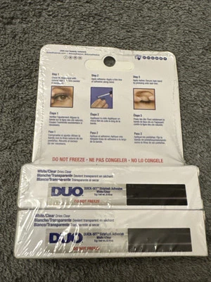 2x Duo Quick Set Striplash Adhesive White/Clear - 0.18oz/5g - Image 1 of 4