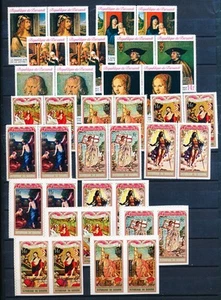 XE46338 Burundi perf/imperf religious art pairs MNH - Picture 1 of 1