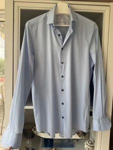 Hemd Herren Olymp Level 5 Five Body Fit 39 Hellblau Top Zustand - Bild 1 von 3