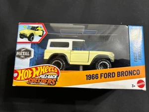 Neue Hot Wheels Pullback Speeders 1966 Ford Bronco. - Bild 1 von 4
