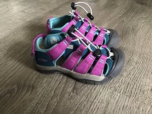 Keen Newport Boundless 1028784 Sandals Youth Girls Size 13 Purple Slip On FZP038 - Picture 1 of 12