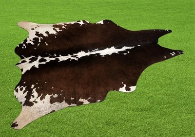 100% New Cowhide Rugs Area Cow Skin Leather (45" x 45") Cow hide SA-5632 - Image 1 of 3