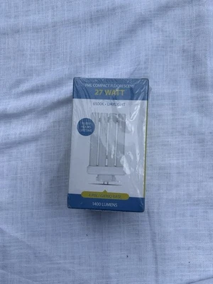 3 Pack FML27 27 Watt 6500K Daylight 4Pin/GX10Q base - Image 1 of 4