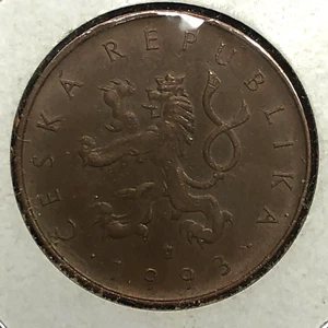 1993 Czech Republic Ten Koruna Foreign Coin #1668 - Picture 1 of 2
