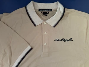 Sea Ray Boats Screen Printed  Devon and Jones  Polo Golf - Picture 1 of 1