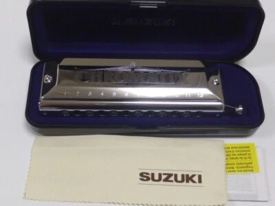 SUZUKI SCX-48 Chromatic Harmonica Standard Model 12holes and 48sounds 3octaves - Image 1 of 4