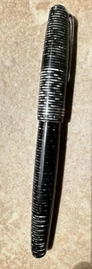 * PARKER VACUMATIC, SILBERPERLE, DOPPELSCHMUCK, Dreifachringe. NPT, 1930ERer - Bild 1 von 14