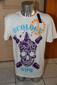 Ecology Now White T-Shirt ED HARDY Audigier Size L New With Tag Val. 109€ - Picture 1 of 1