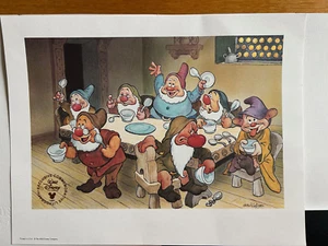 Original Lithographie zu Disneys Schneewittchen aus dem Jahr 1994 - Bild 1 von 5