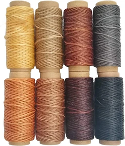 JANYUN 264 Yards 150D Leather Sewing Waxed Thread Cord for Leather Craft DIY 1Mm - Picture 1 of 12