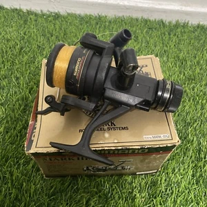 Mulinello da Pesca Shimano Mark III Spinning Vintage 2 Cuscinetti a Sfera Nero - Foto 1 di 21
