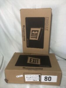 Lithonia Lighting Emergency Exit Sign LRP 1 RMR 120/277 PNL Lot 2 Holiday Prese/