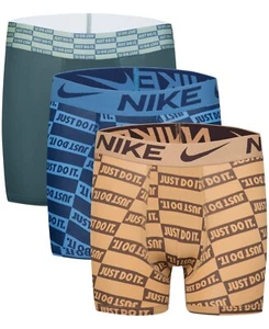 Nike Dri-FiT Essential Underwear Kids L Multi Printed Boxer Brief 3-Pack APP1944 - Picture 1 of 12