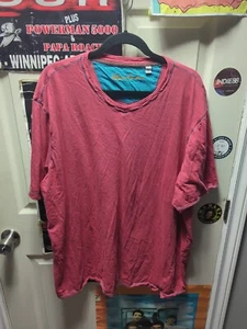 Robert Graham Shirt Mens 3XLT Tall Tee Summer Salmon Pink - Picture 1 of 4