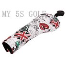 1pc New Union Jack Skull Golf Hybrid Head Cover UT Headcover for Taylormade Ping
