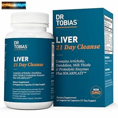 Dr. Tobias Liver 21 Días Limpieza, Limpia Hígado y Apoya la Digestión, 63 Vegetales Foto 1 de 4