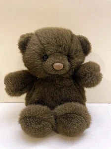 Toys R Us 1992 Teddy Bear Brown Geoffrey Soft Classics Plush Stuffed Animal Bow - Picture 1 of 8