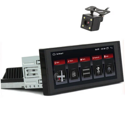 Single DIN Touch Screen Car Stereo Radio GPS Navigation Android 10.0 W/Camera - Image 1 of 4