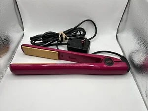CHI Ionic Flat Iron 1” Hair Straightener GF1001 35W Pink Ceramic Hair Styler - Picture 1 of 15