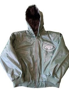 Vintage Play Football NFL NY Jets Youth Childrens Coat sz Medium 8/10 Boy Unisex - Picture 1 of 7