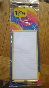 MAGNETIC NOTE PAD & PENCIL - GIRLS DESIGN - GIFT - shopping list - - Picture 1 of 1