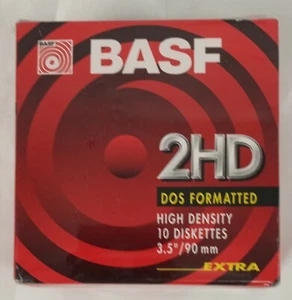 Disketten 10er Pack 3,5" BASF 2HD DOS High Density Disketten - Bild 1 von 5