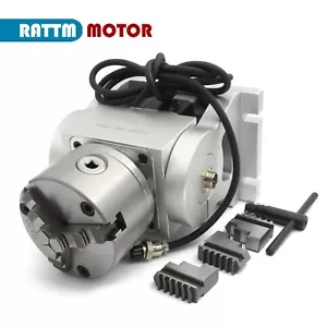 Motor paso a paso 86 bifásico HT90-10-100A cuarto eje 10:1 ángulo de elevación ajustable - Imagen 1 de 8