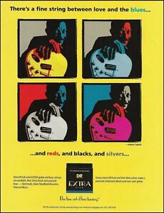 Hubert Sumlin 2004 DR color guitar strings ad 8 x 11 advertisement print