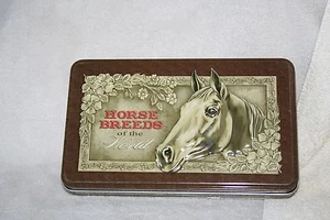 Rivers Edge Horse Breeds Playing Cards with Dice in Collectable Tin  - Picture 1 of 8