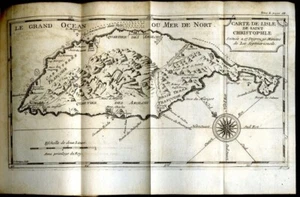 Nouveau Voyage Amerique; New Voyage to America 1742.  by Labat; map, plates - Picture 1 of 10