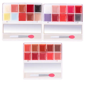 Lip Gloss Palette 10 Colors Jelly Lip Cream Palette Kit Beauty Make Up Cosmetic - Picture 1 of 15