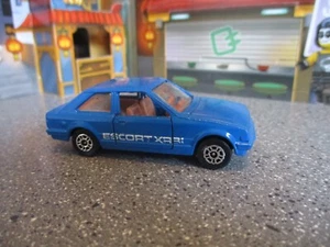 CORGI JUNIORS FORD ESCORT XR3I BLLUE  WORLD WIDE SHIPPING - Picture 1 of 5