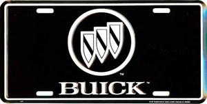 BUICK METAL ALUMINUM EMBOSSED AUTO LICENSE PLATE CAR TAG NUMBER #00-2000 - Picture 1 of 1