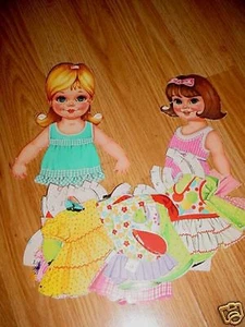 ¿Viintage 1970 raro 1971? MUÑECAS de papel de juguete Colleen Lucy - Imagen 1 de 1