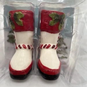 Botas magnéticas de invierno de Navidad para sal y pimienta Grassland Roads - Imagen 1 de 10