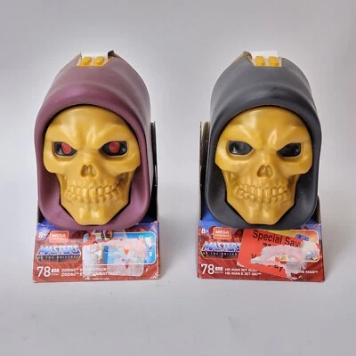 (2) Masters of the Universe MOTU Mega Construx Zodac Scub Attack He-man Jet Ski Foto 1 de 4