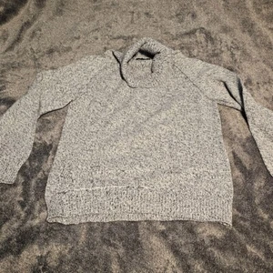 Maglione girocollo Karen Scott nero bianco taglia large - Foto 1 di 5