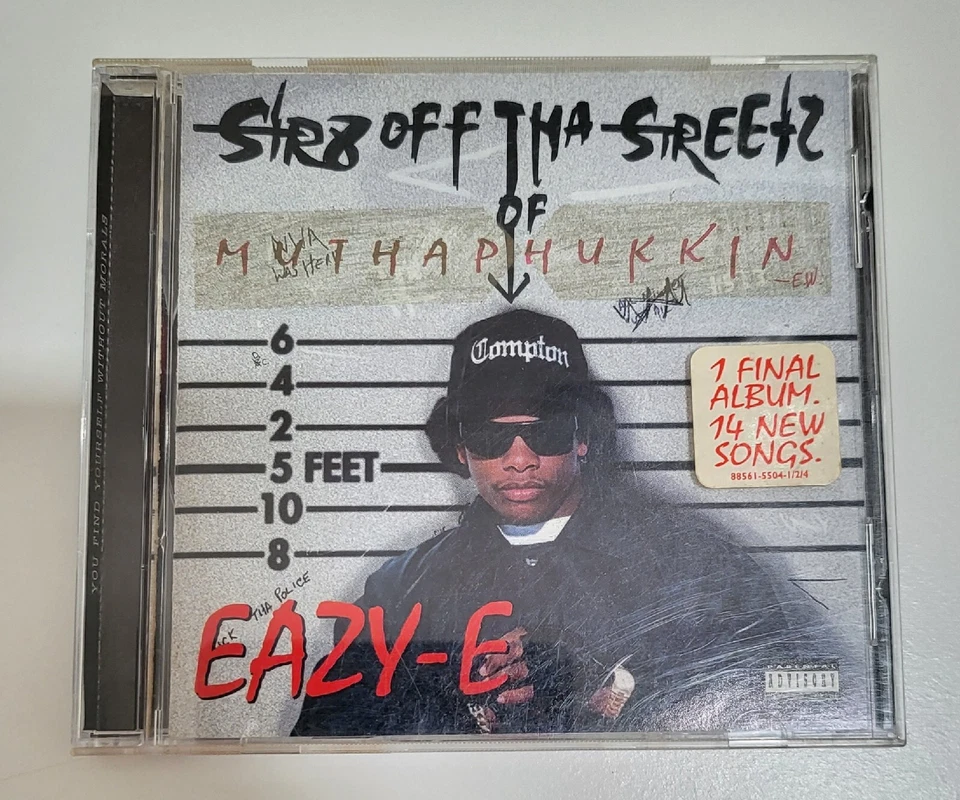 EAZY E - STR8 OFF THA STREETZ OF MUTHAPHUKKIN COMPTON CD 1996 ORIGINAL US PRESS - Bild 1 von 3