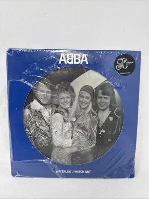 ABBA Waterloo/Watch Out (Vinyl) 7" Single Picture Disc *Sleeve Damage* - Image 1 of 4