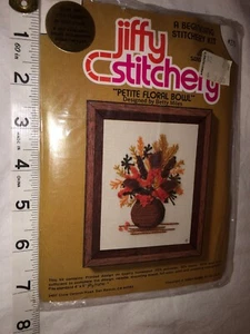 Kit de bordado Sunset Crewel pequeño tazón floral Jiffy coser Betty millas #275 - Imagen 1 de 7