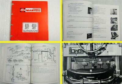 Manitou MC MCE 25 30 N NS Manual Operation Maintenance Parts List • 60.15£